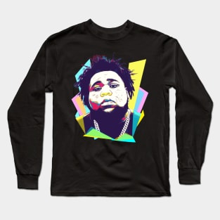 Wpap Pop Art Rod Wave Long Sleeve T-Shirt